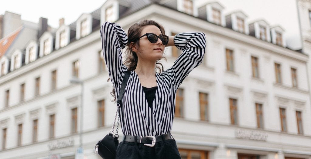 Woman posing with outfit