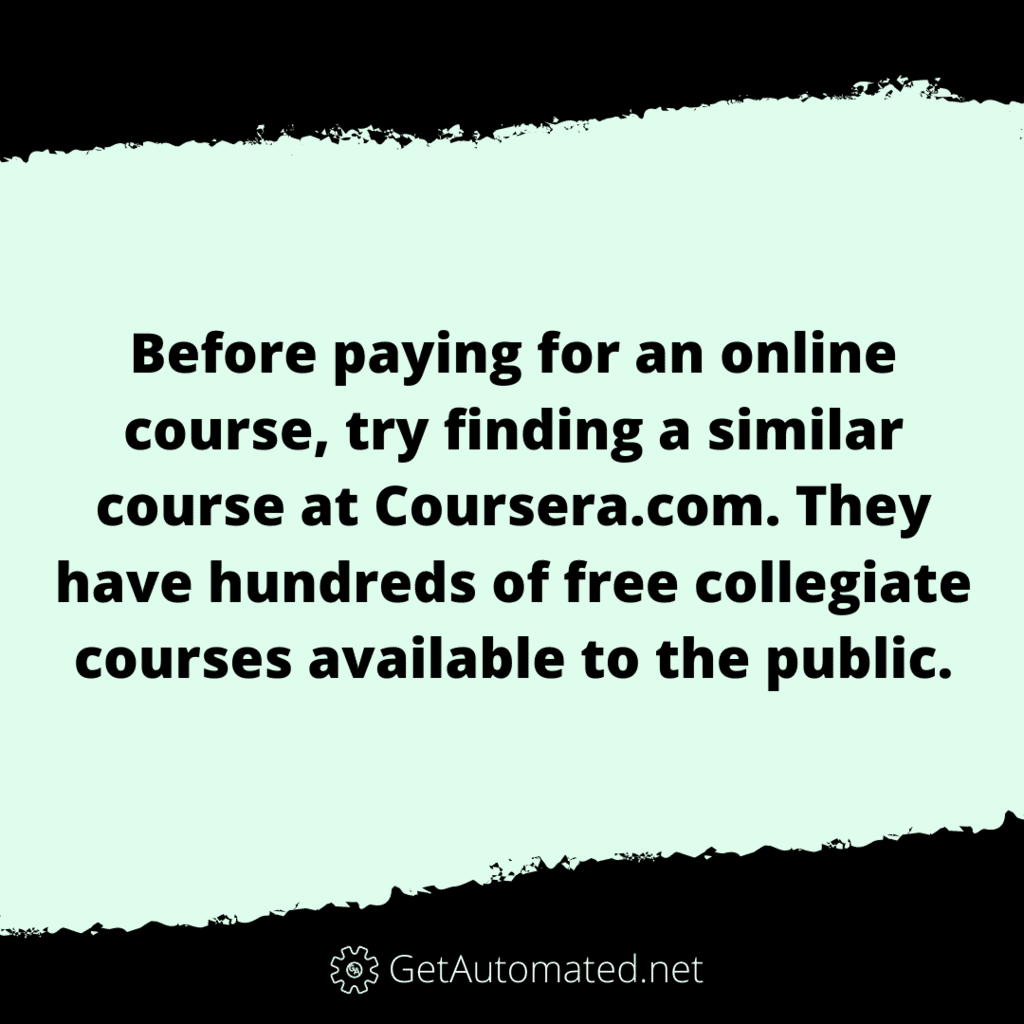 free online course life hack