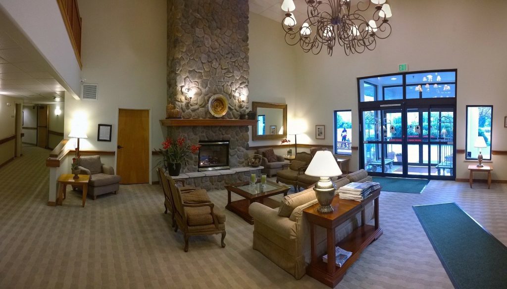 hotel lobby for working remote